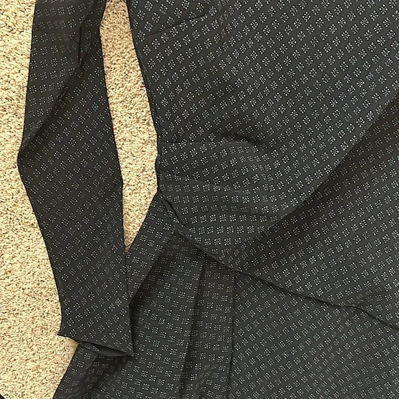 Chiara Boni NWT Black Berner Print Art Deco Diamond Uneven Hem Dress **Size 12** - Picture 4 of 6